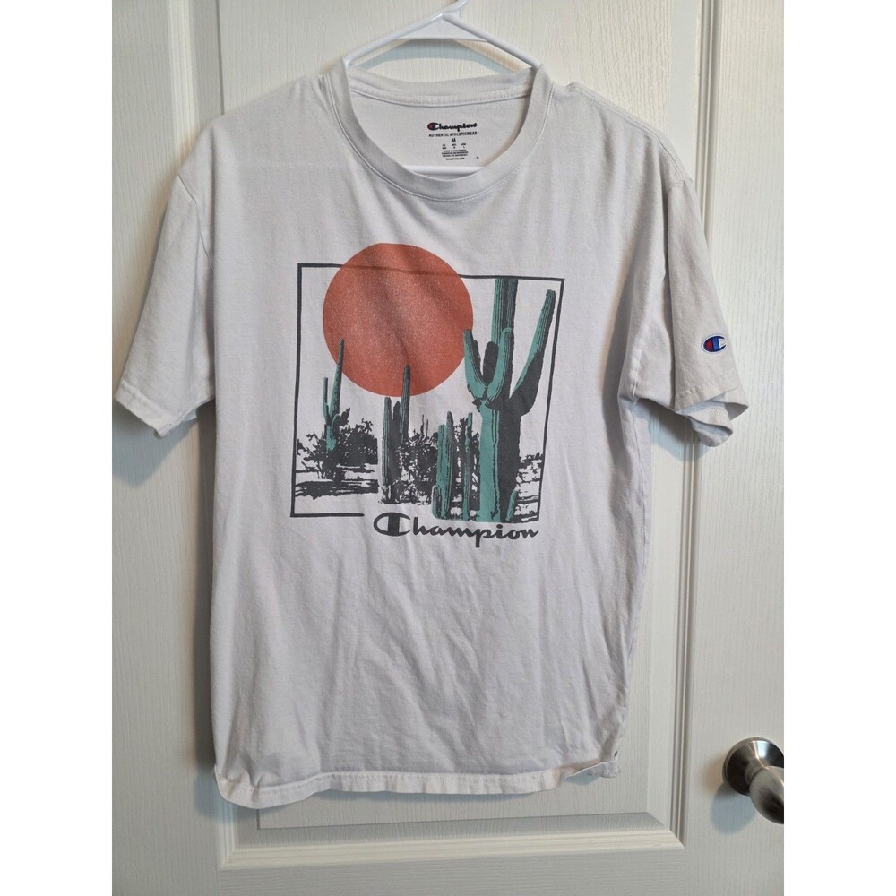 Champion Men's Classic Jersey T-Shirt, Large - White 093